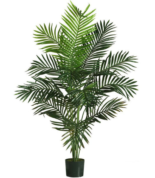 5 Ft. Tall Home or Office Decor Natural Tropical Palm Paradise Artificial Silk Tree