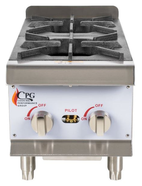 CPG 2 Burner Gas Hot Plate, 44,000 BTU