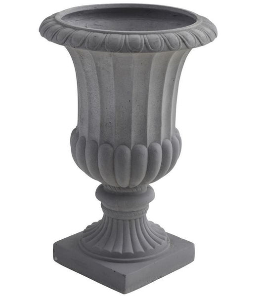 16.5” Indoor Outdoor Decorative Garden Patio Planter Flower Pot Fiber Clay Urn