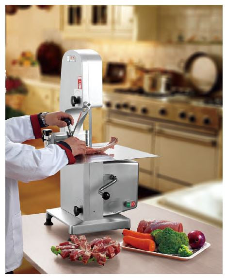 Commercial Electric Vertical Table Top Butcher Meat Seafood Bone Saw, 78" Blade