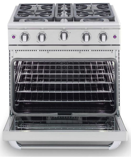 Capital Precision Series Stainless 30" All-Gas Sealed Burners, Infrared Broiler Range