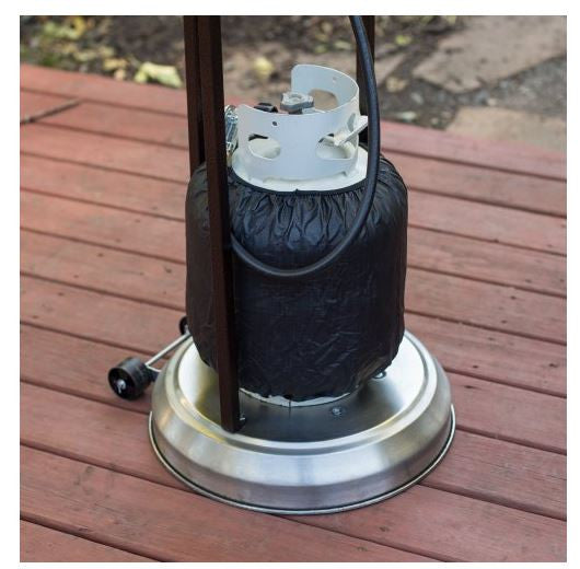 Outdoor 7 Ft. Stainless Steel Propane Patio Deck Outside Heater (44,000 BTUs)