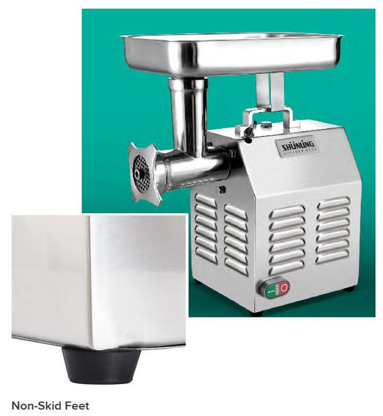 Commercial Kitchen Electric Stainless Meat Sausage #22 Grinder Mincer, 480 lbs/h Capacity