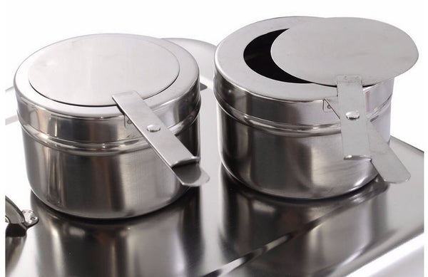 2 Pack of 8 Qt Stainless Steel Restaurant Catering, Buffet, Wedding Chafing Dish