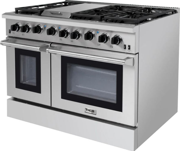 Thor Kitchen 48-in 6 Burners Stainless Steel Gas Cooktop in the