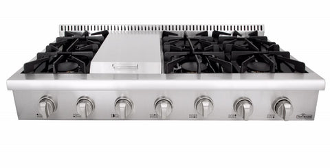 Thor Kitchen 48-in 6 Burners Stainless Steel Gas Cooktop