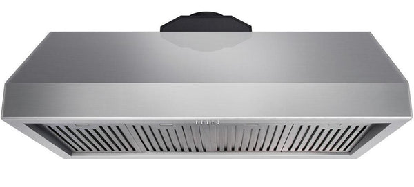 48" Thor Kitchen Stainless Pro Style Wall Mounted Stainless Ducted Hood, 1200 CFM, 16.5" Height