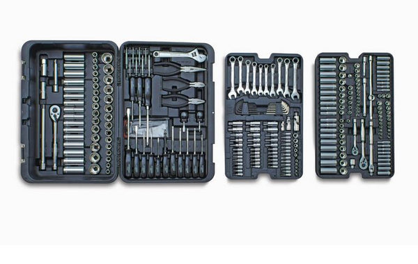 301 Piece Professional Mechanic's Tool Kit Set (SAE and Metric) with Case
