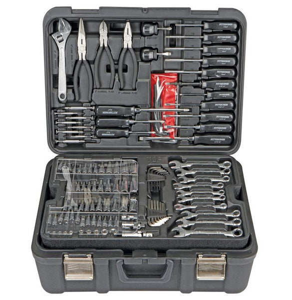 301 Piece Professional Mechanic's Tool Kit Set (SAE and Metric) with Case