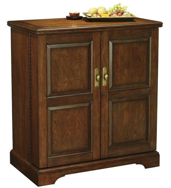 Traditional Cherry Wood Finished Versatile Wine & Bar Console Cabinet